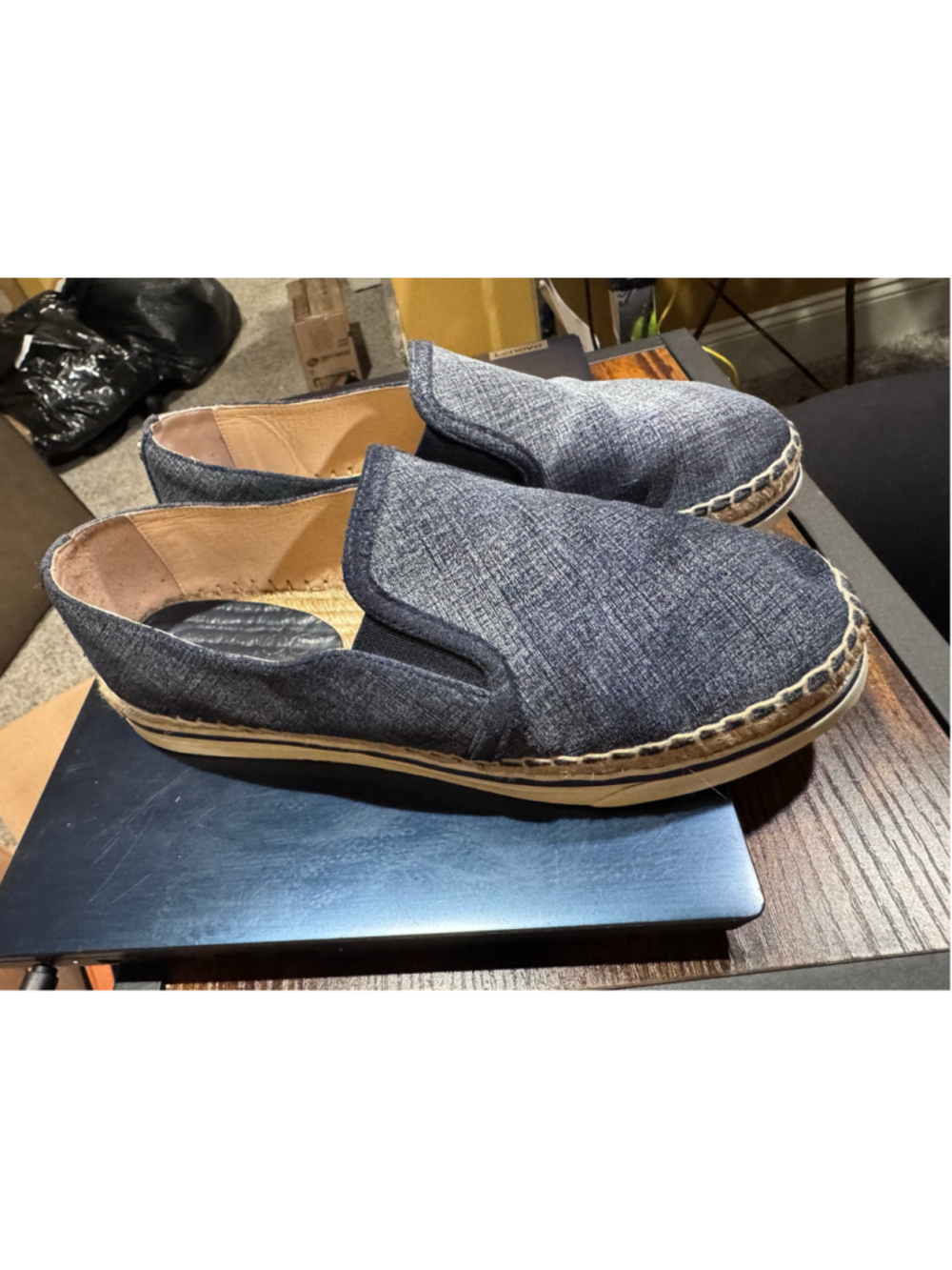 Jimmy Choo Dawn Denim Espadrilles - Picture 5 of 17